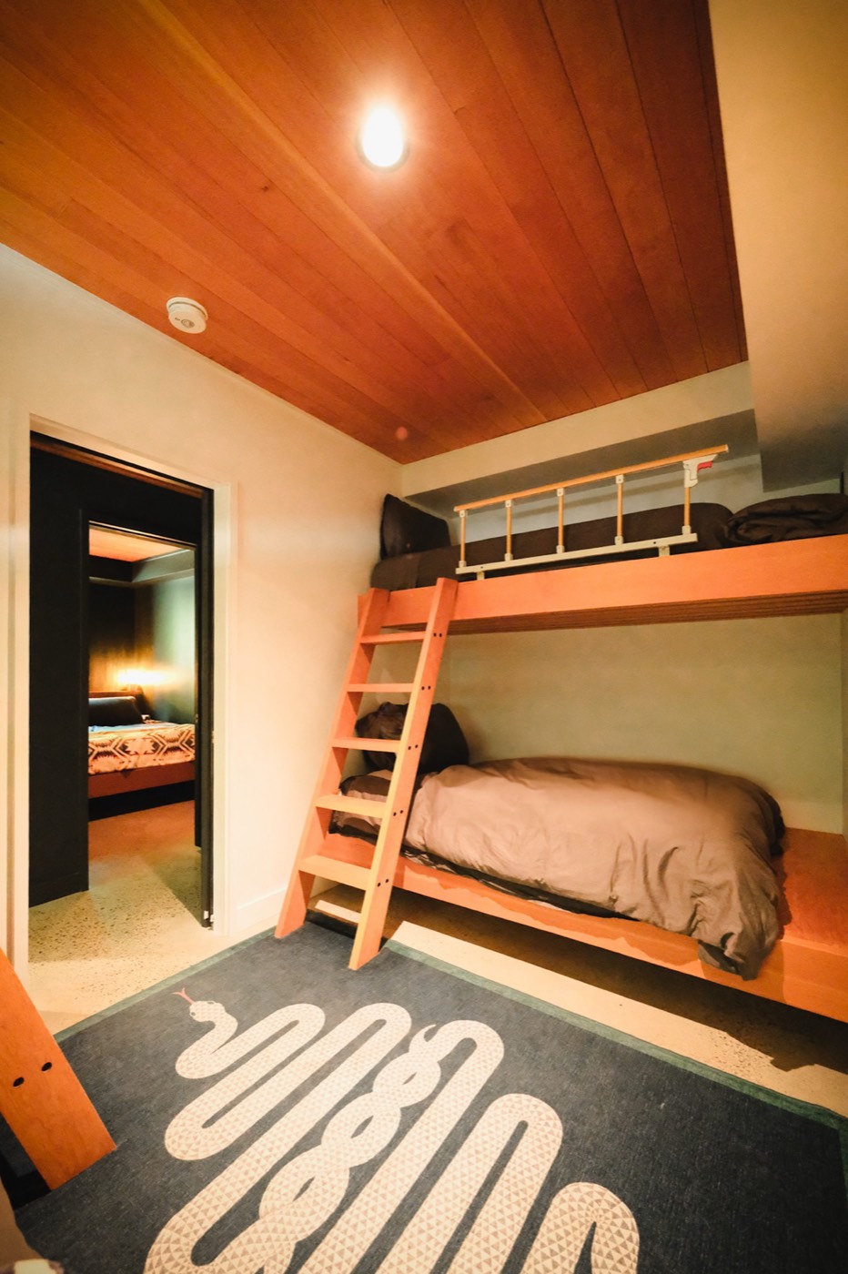 Black Oak Lodge exterior surrounded by forest